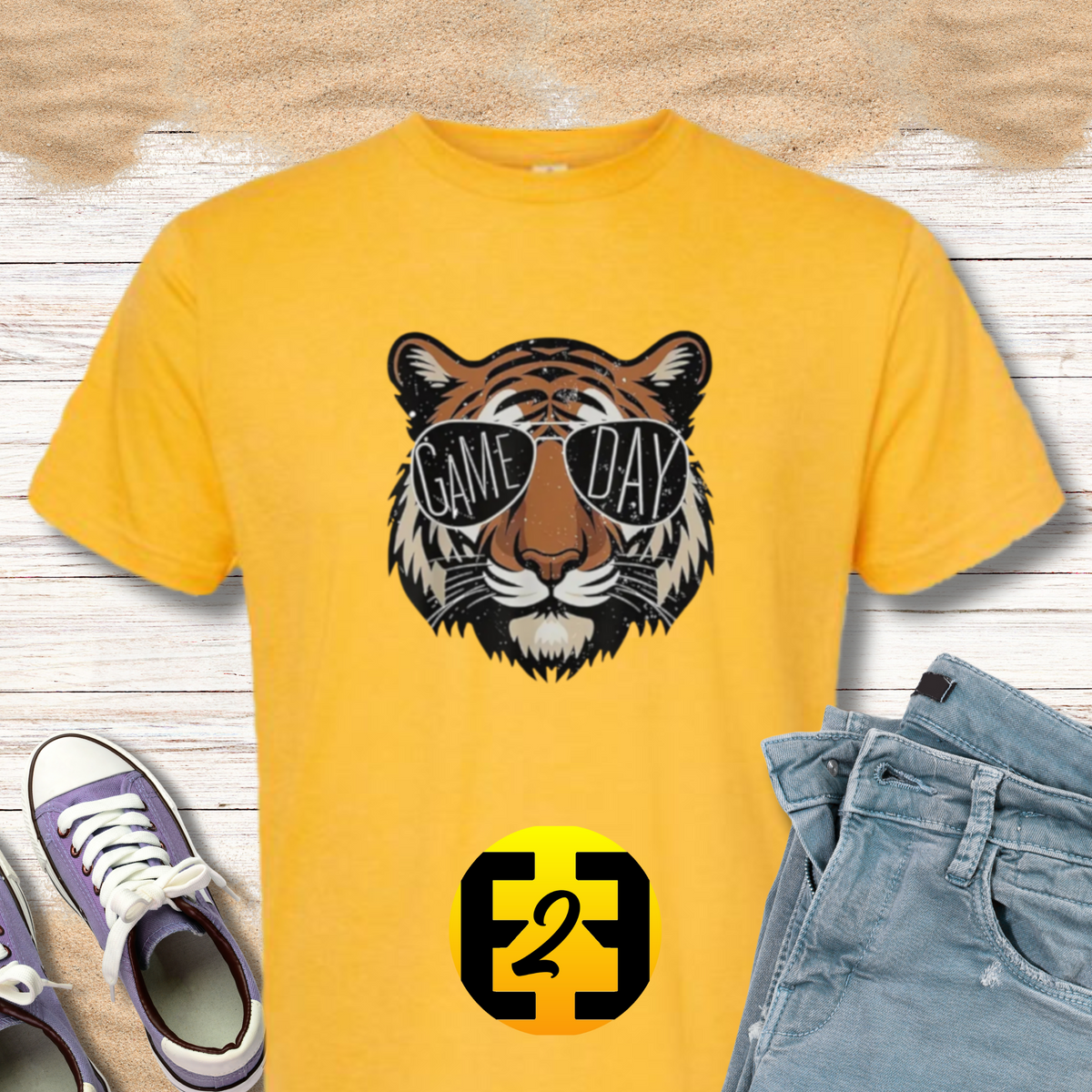 Game Day Short-sleeve Heather Tiger T-shirt