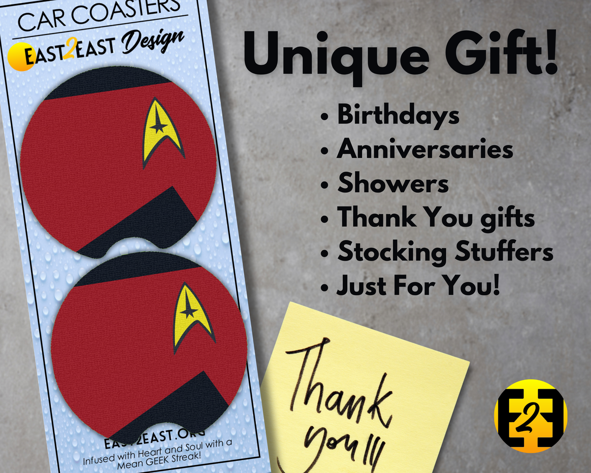 Star Trek Uniform (Variety) - Car Coasters