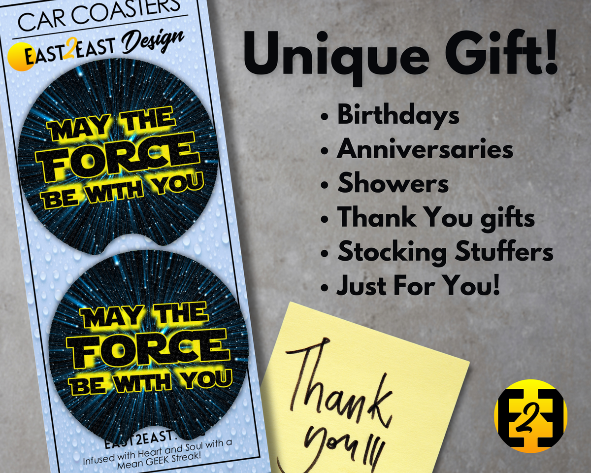 May the Force be With You Crawl - Car Coasters