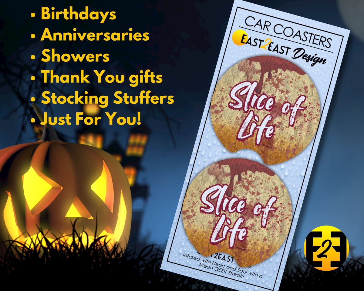 Halloween Blood Splatter (Variety) - Car Coasters
