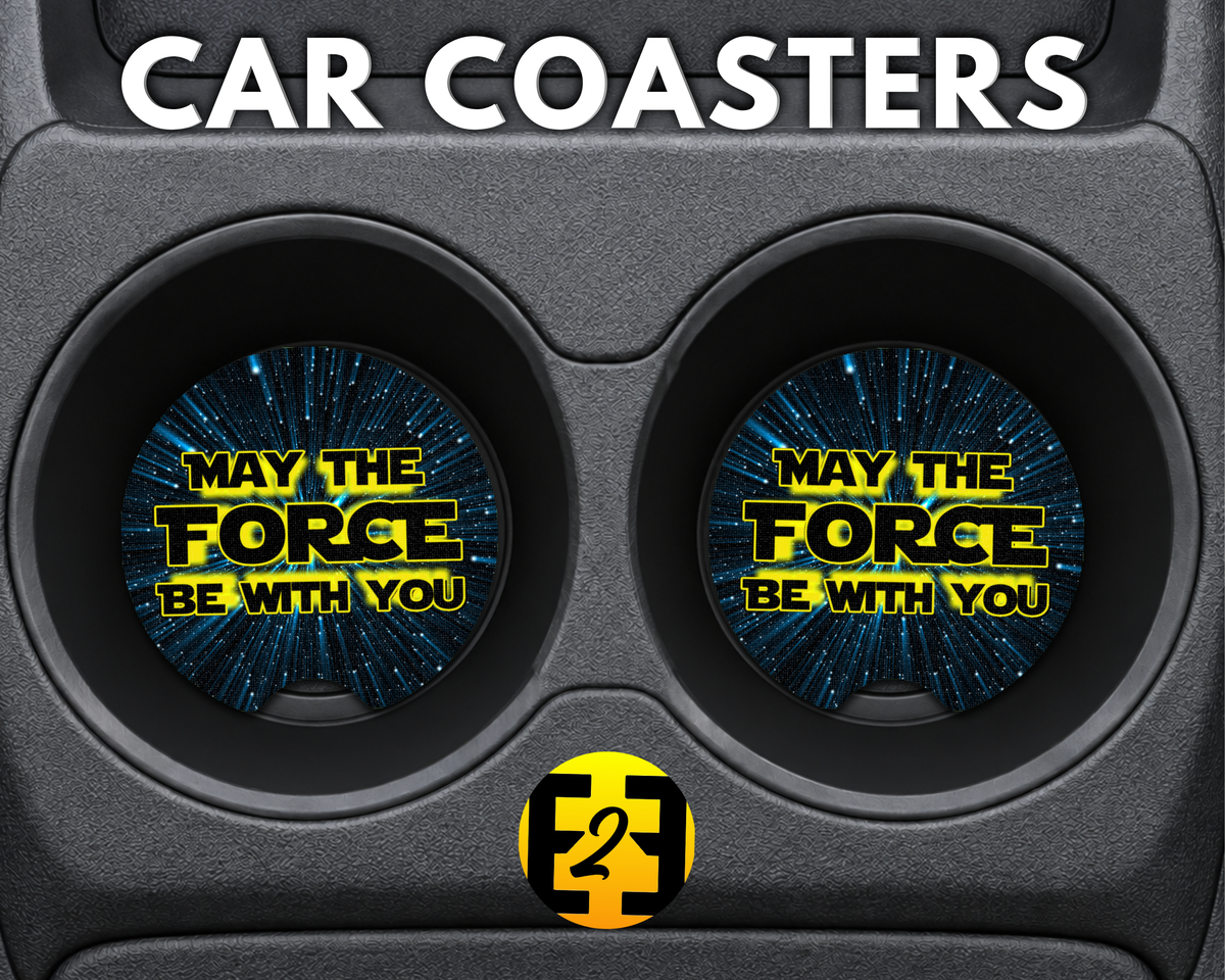 May the Force be With You Crawl - Car Coasters