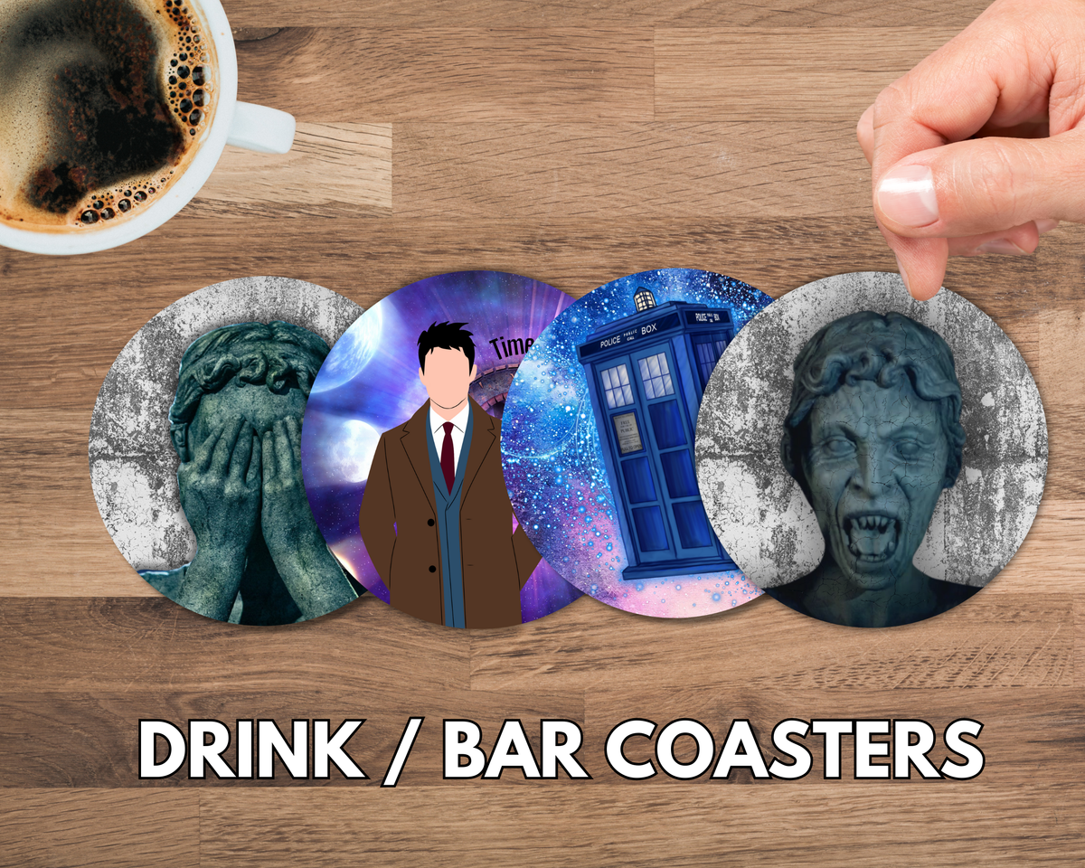 Doctor Who - Set of Four - Bar / Drink Coasters