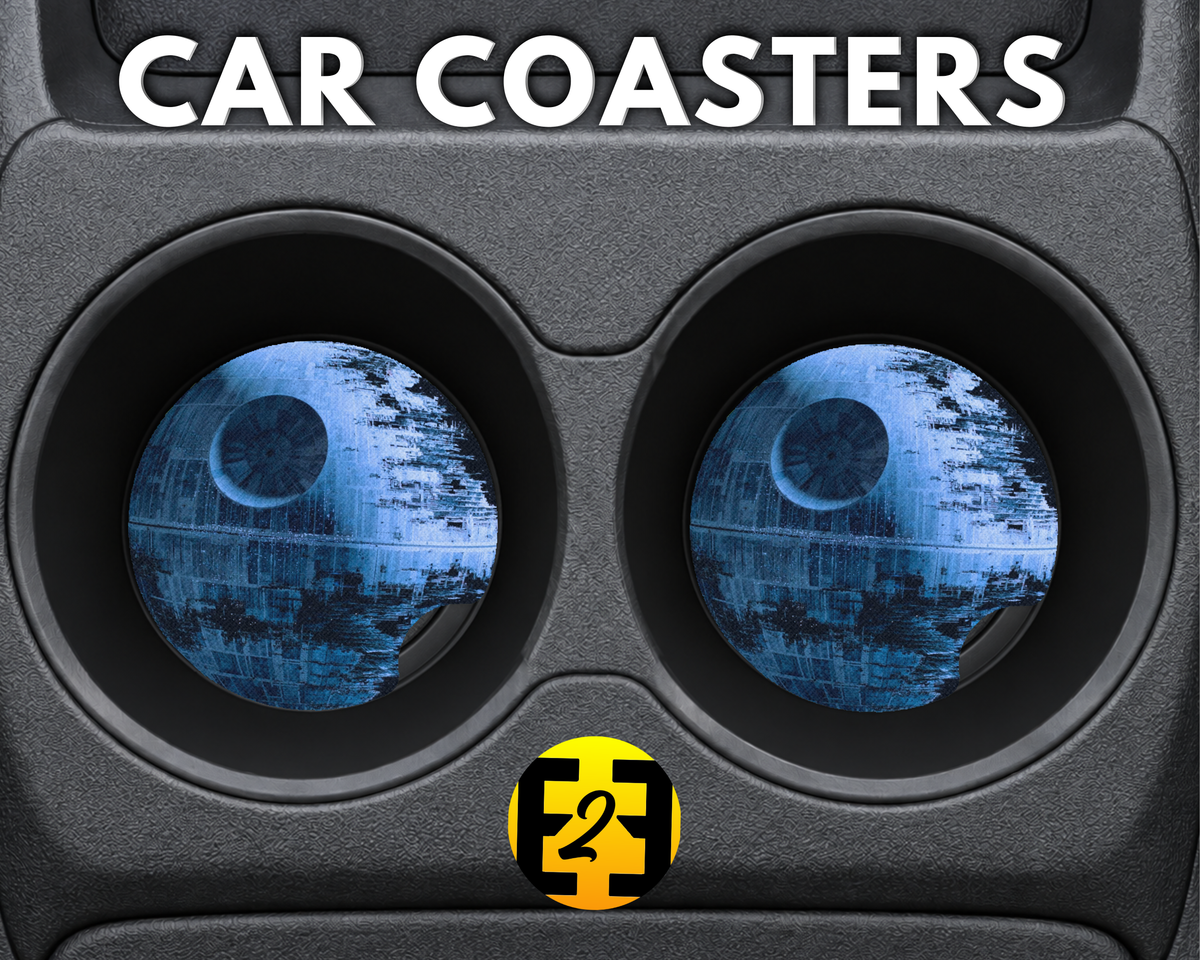 Death Star Space Station - Car Coasters