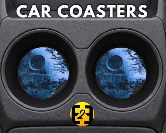 Death Star Space Station - Car Coasters