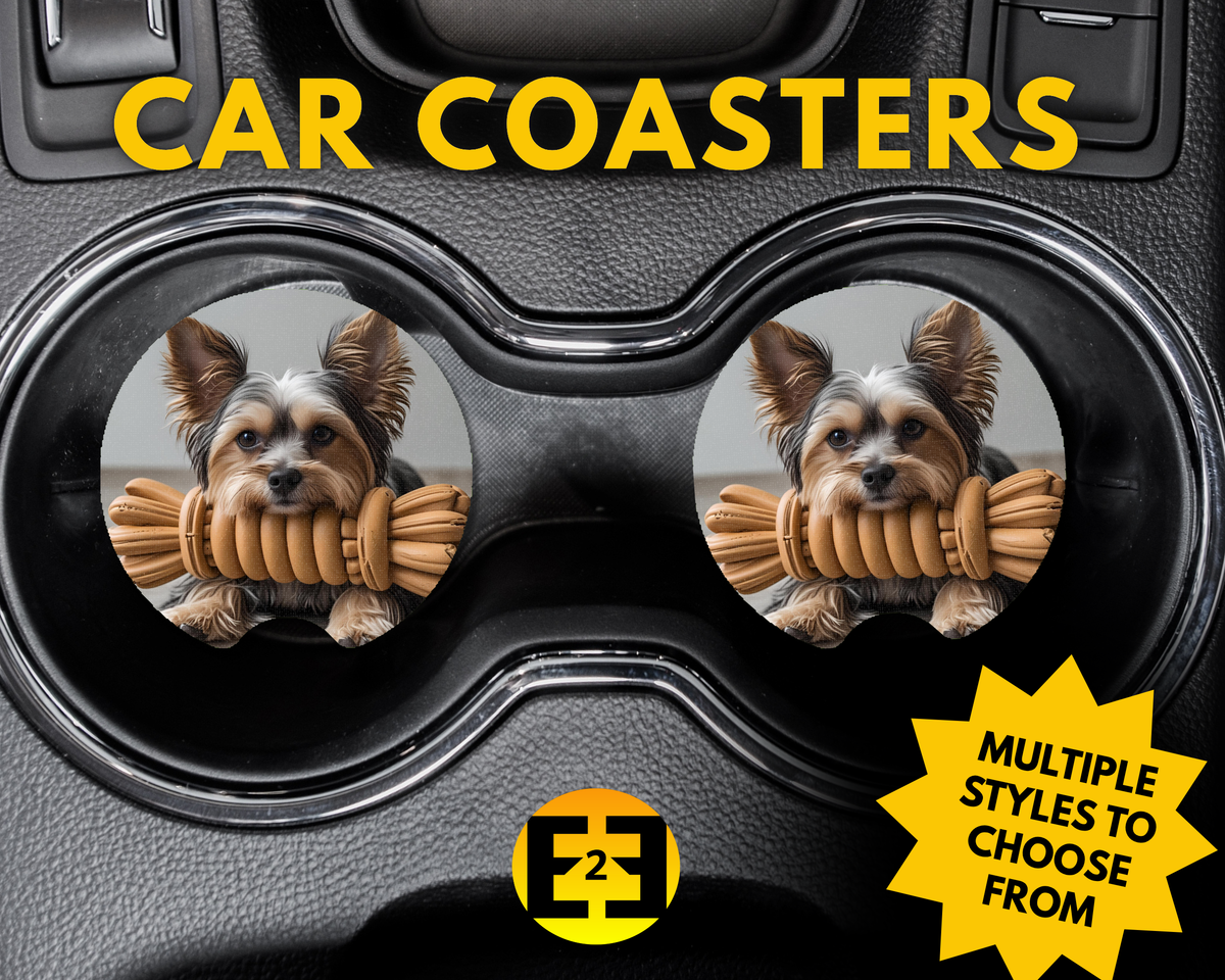Yorkies (Variety) - Car Coasters