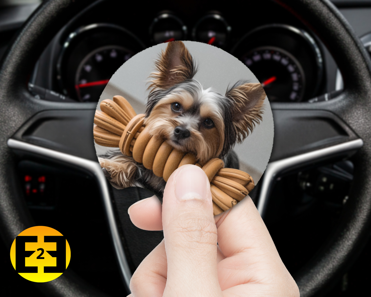 Yorkies (Variety) - Car Coasters