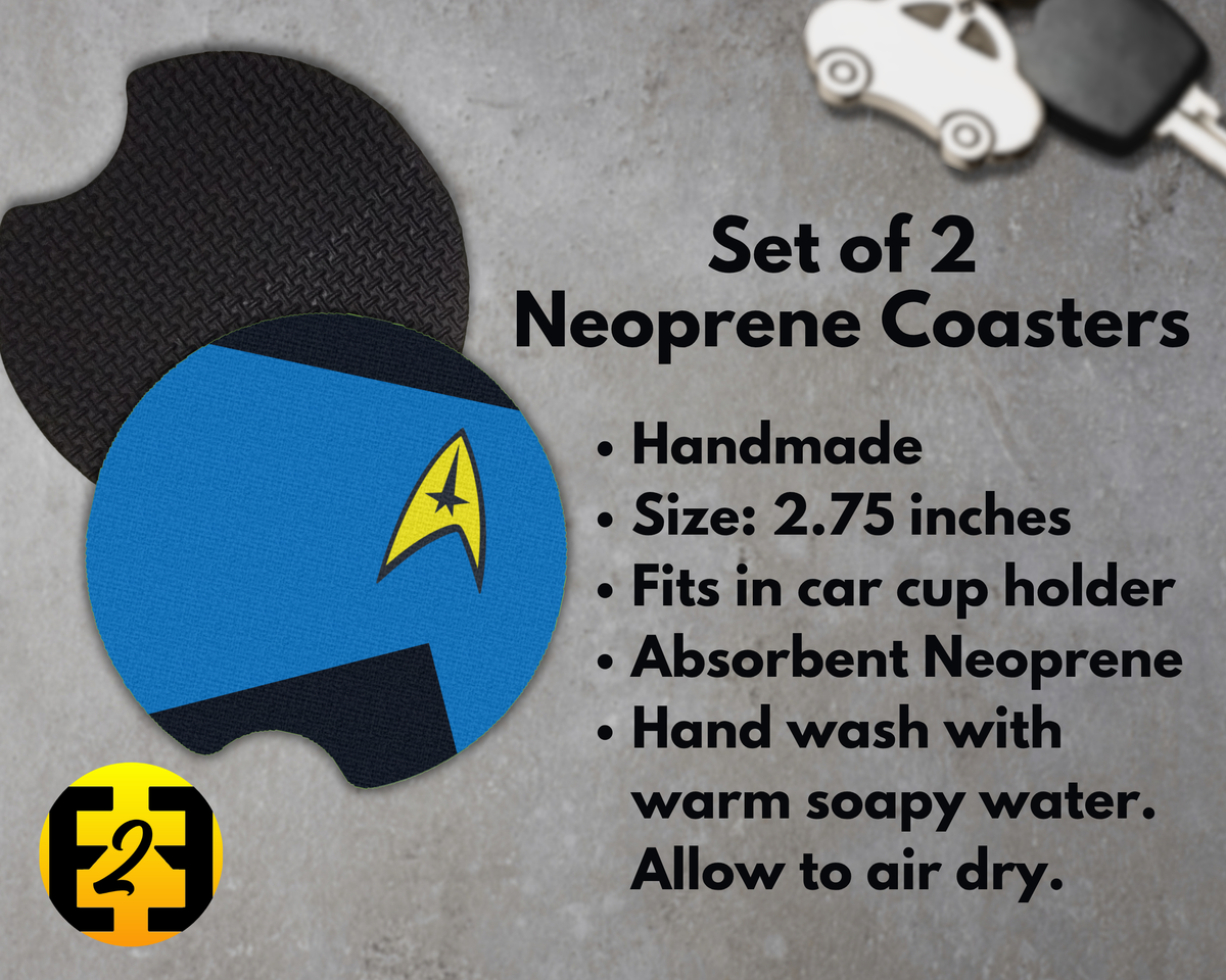 Star Trek Uniform (Variety) - Car Coasters