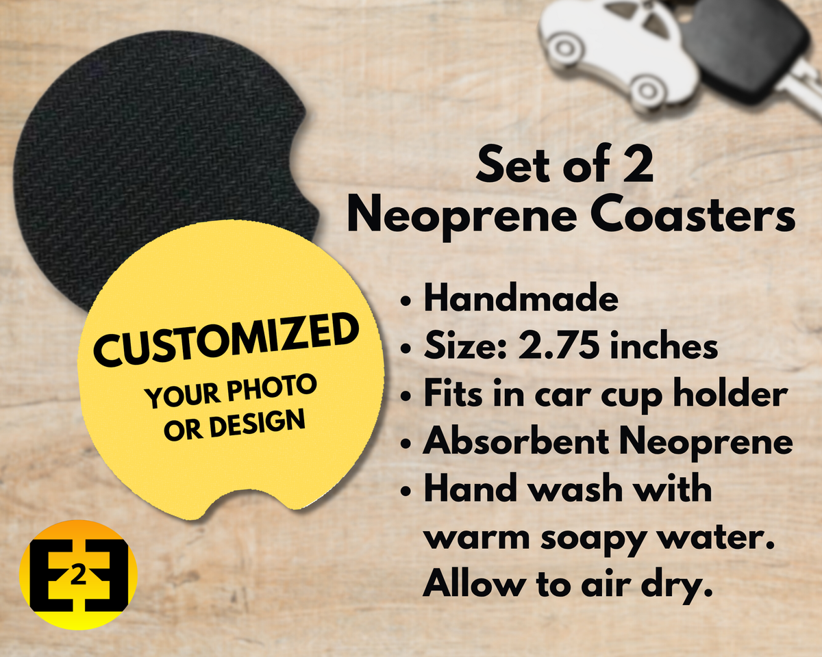 Customized (Made to Order) - Car Coasters