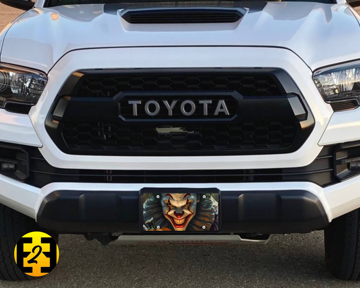 Creepy Clown - Decorative License Plate