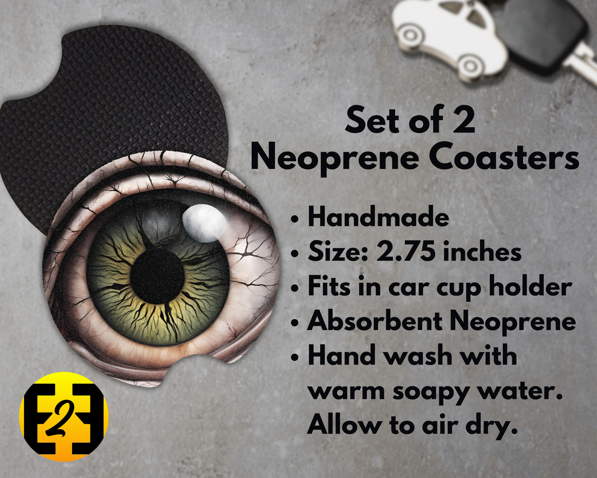 Haunting Eyes (Variety) - Car Coasters
