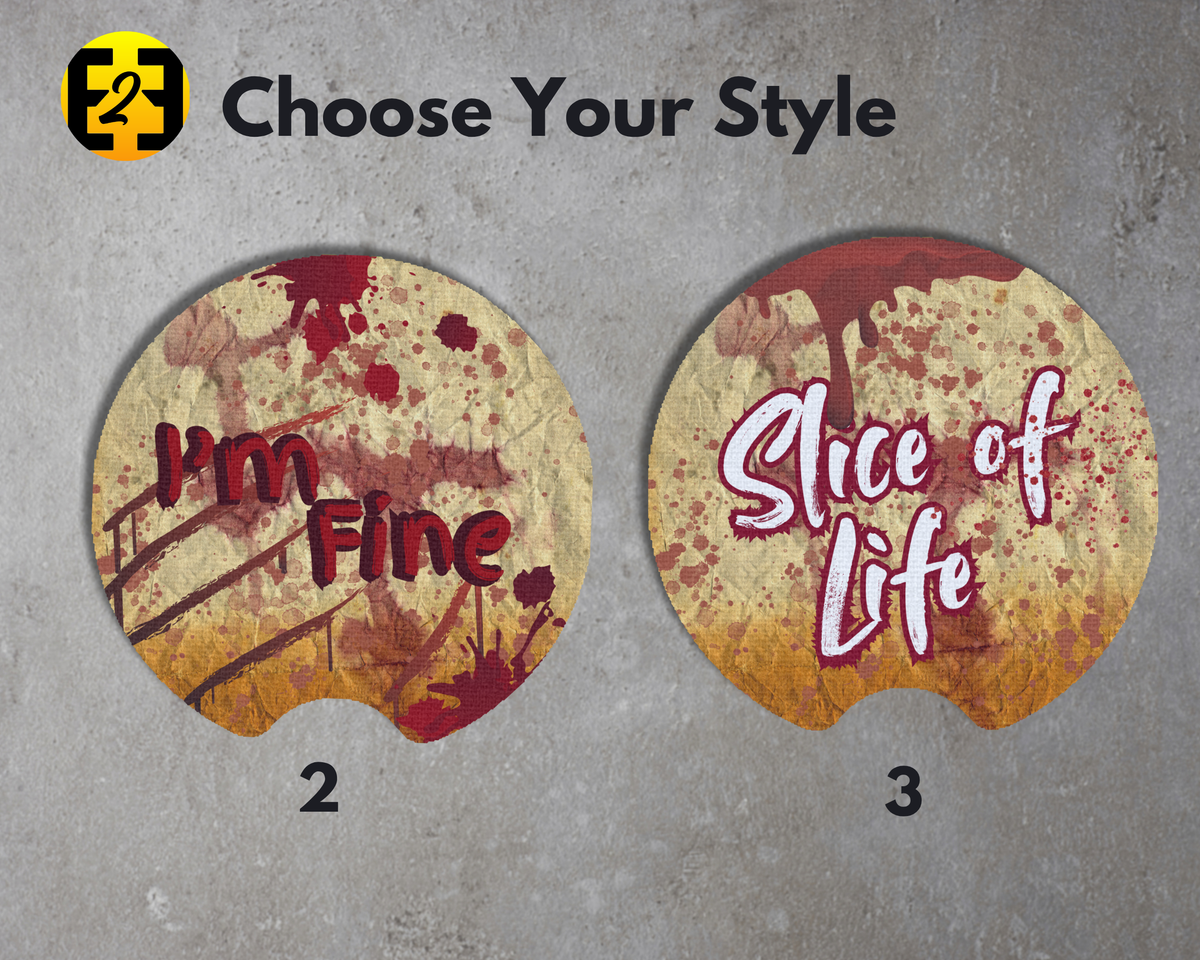 Halloween Blood Splatter (Variety) - Car Coasters