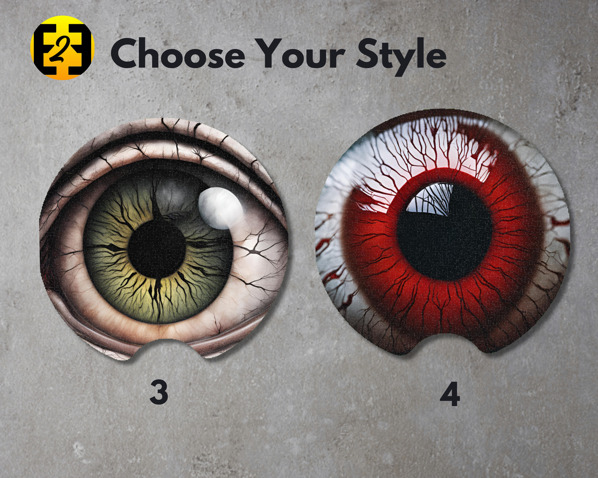 Haunting Eyes (Variety) - Car Coasters