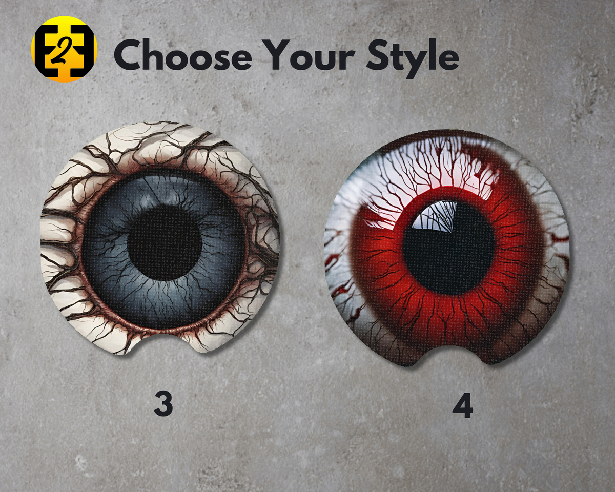 Haunting Eyes (Variety) - Car Coasters