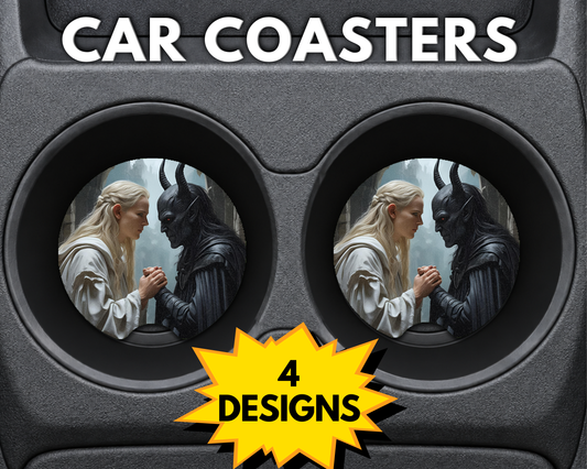 Angels & Demons (Variety) - Car Coasters