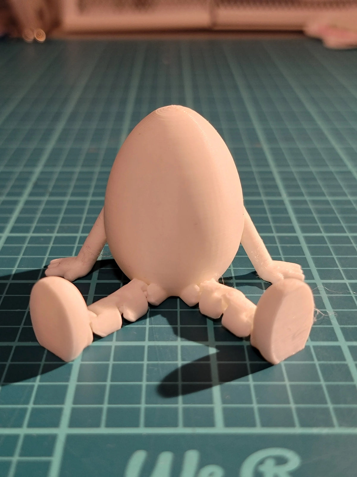 Egg man articulate mini-figure 3d print