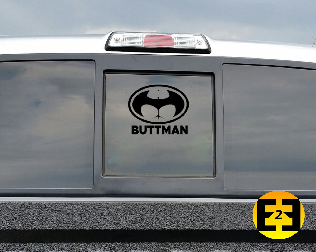 car decal Batman Butt sticker black